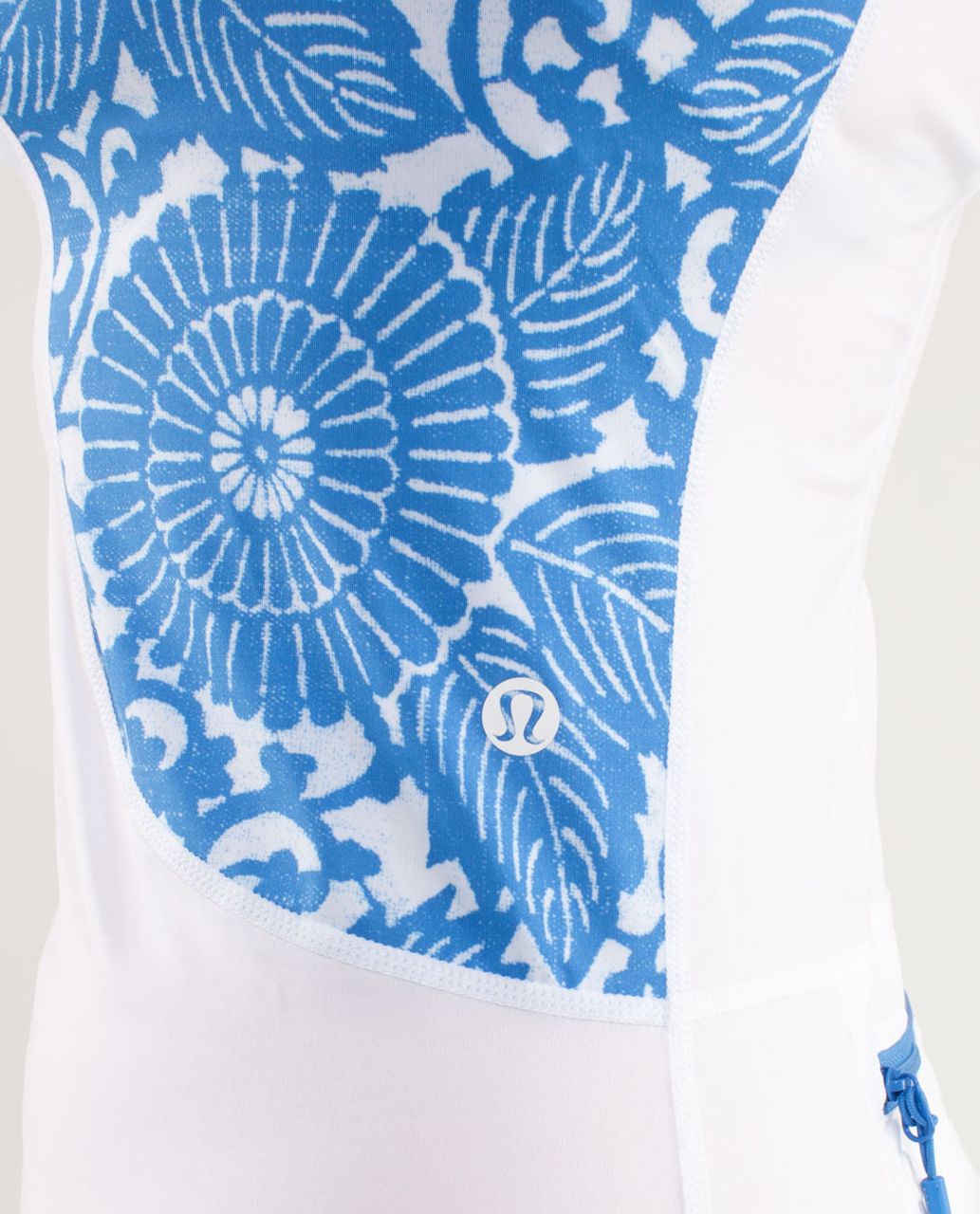 Lululemon One Love Rashguard - White / Beachy Floral White Porcelaine