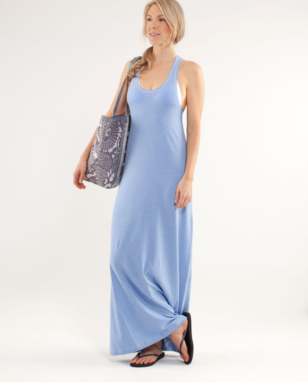 Lululemon Heatwave Maxi Dress - Wee Stripe White Porcelaine