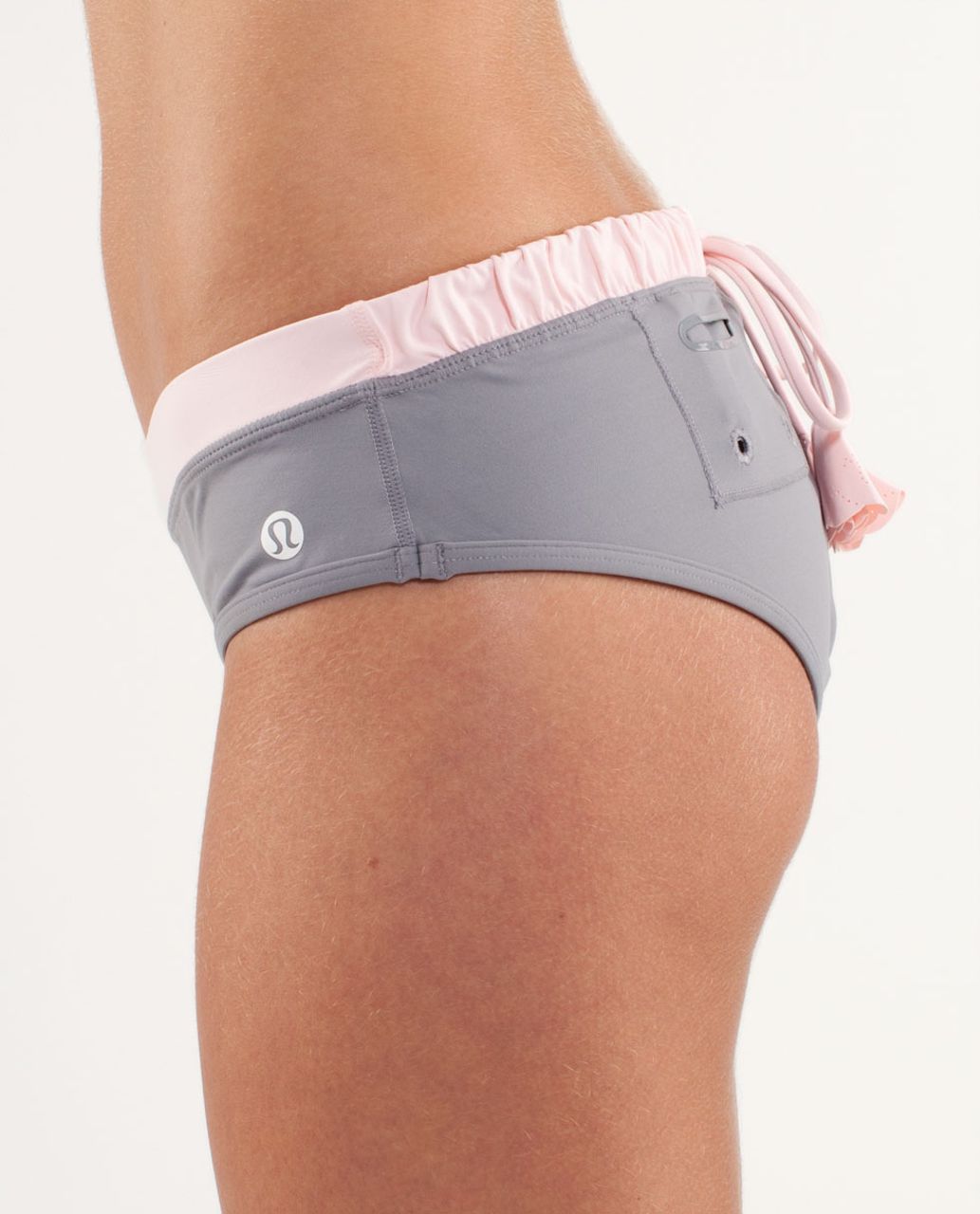 Lululemon Wave Ride Boyshort - Fossil /  Blush Quartz