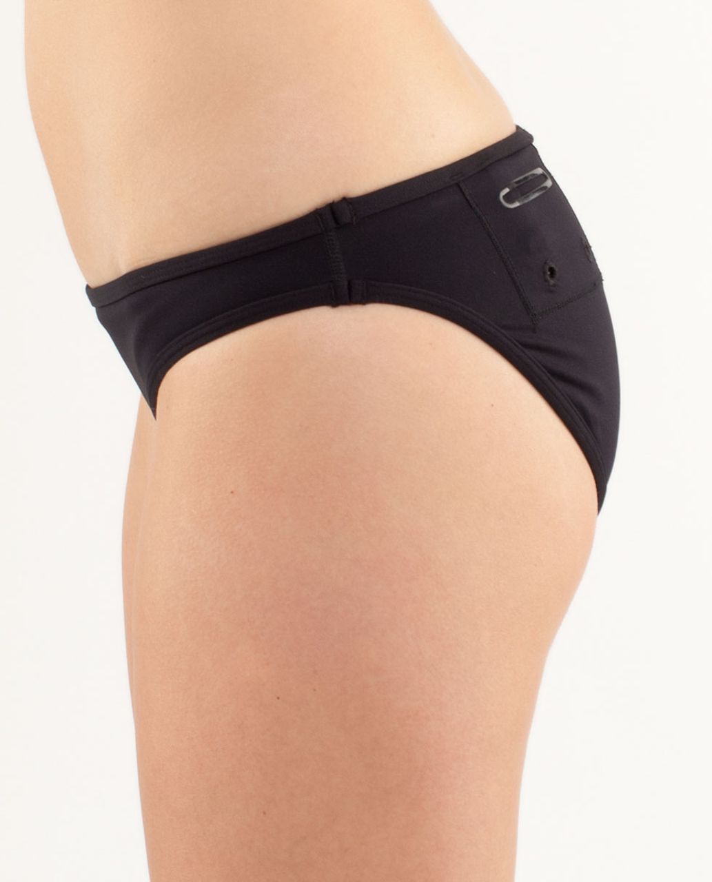 Lululemon Heatwave Swim Bottom - Black /  Beachy Floral White Fossil