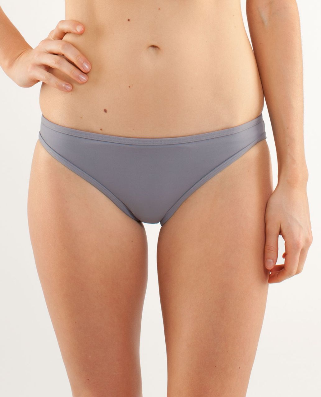 Lululemon Heatwave Swim Bottom - Fossil /  Wee Stripe White Blush Quartz