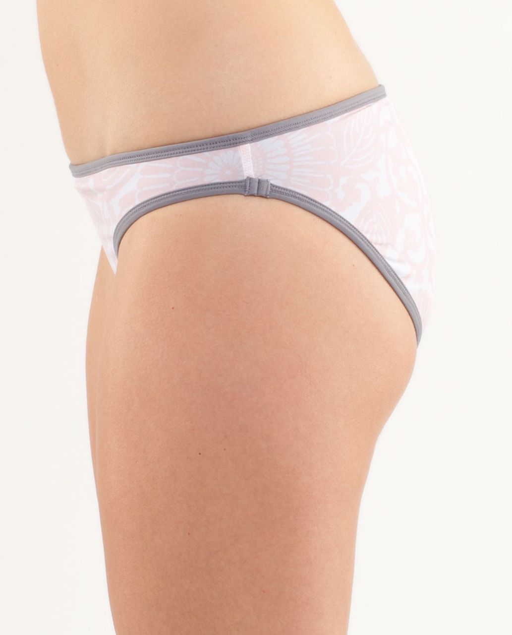 Lululemon Heatwave Swim Bottom - Fossil /  Wee Stripe White Blush Quartz