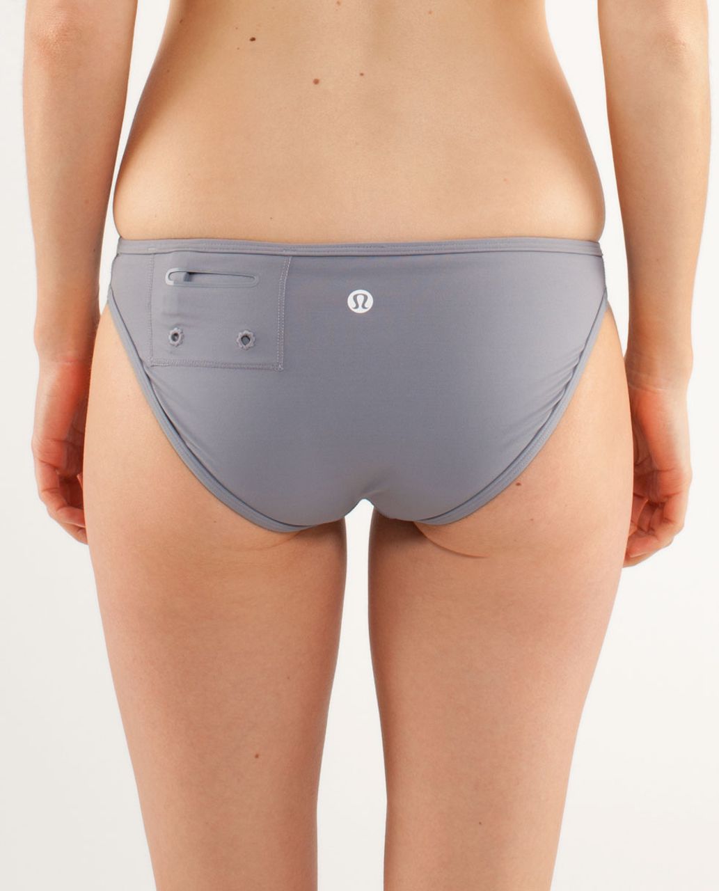 Lululemon Heatwave Swim Bottom - Fossil /  Wee Stripe White Blush Quartz