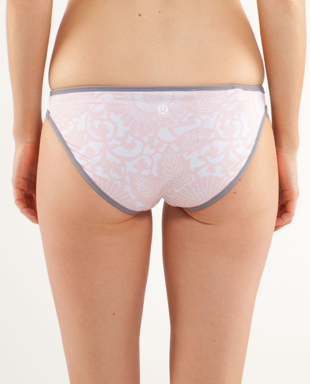 Lululemon Heatwave Swim Bottom - Fossil /  Wee Stripe White Blush Quartz