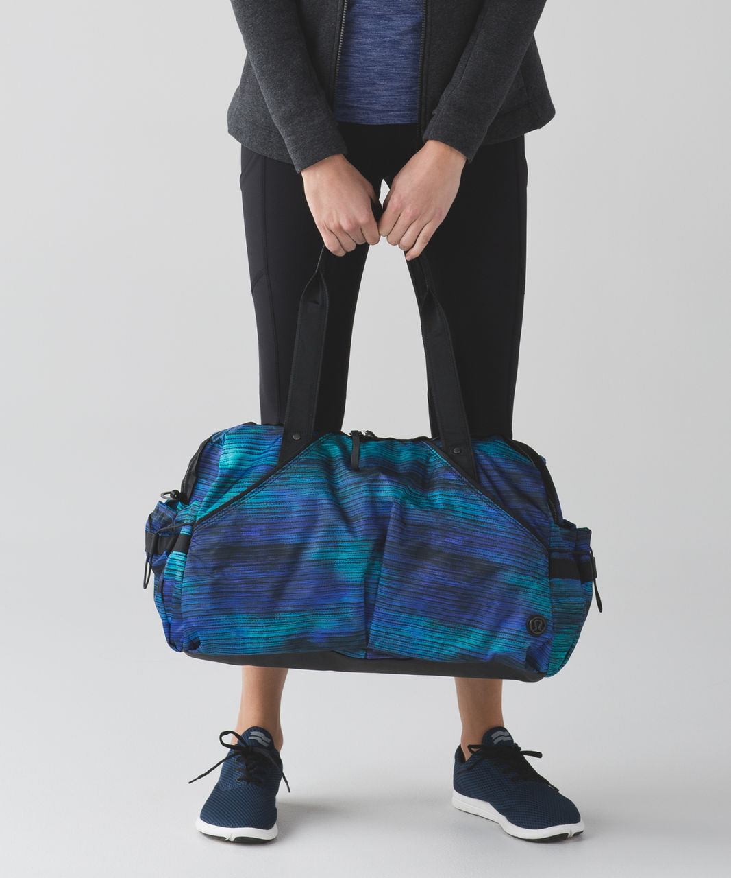 Lululemon Extra Mile Duffel - Windy Wash Multi / Black