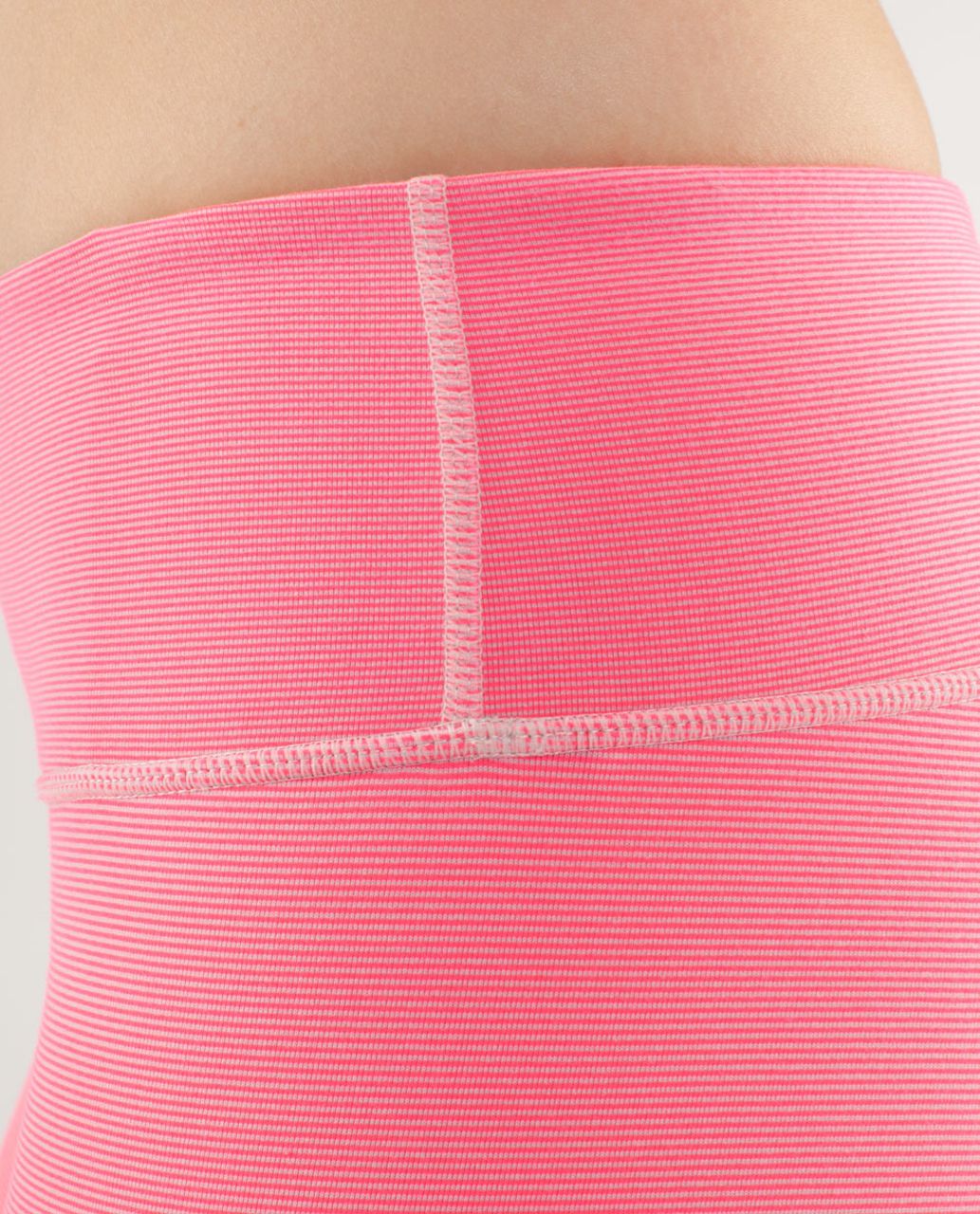 Lululemon Wunder Under Crop - Wee Stripe Dune Flash