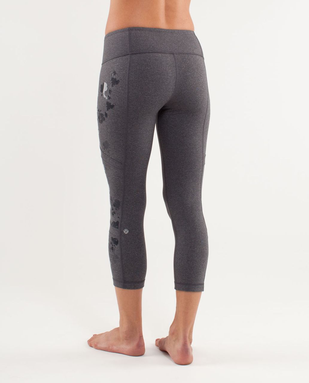 Lululemon Hold Me Close Crop - Heathered Deep Coal