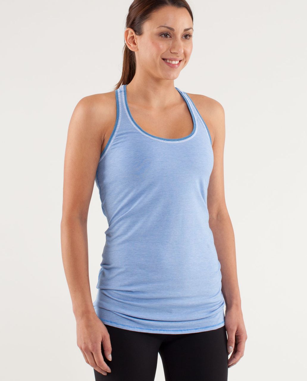 Lululemon Every Yogi Tank - Wee Stripe White Porcelaine /  Heathered Porcelaine