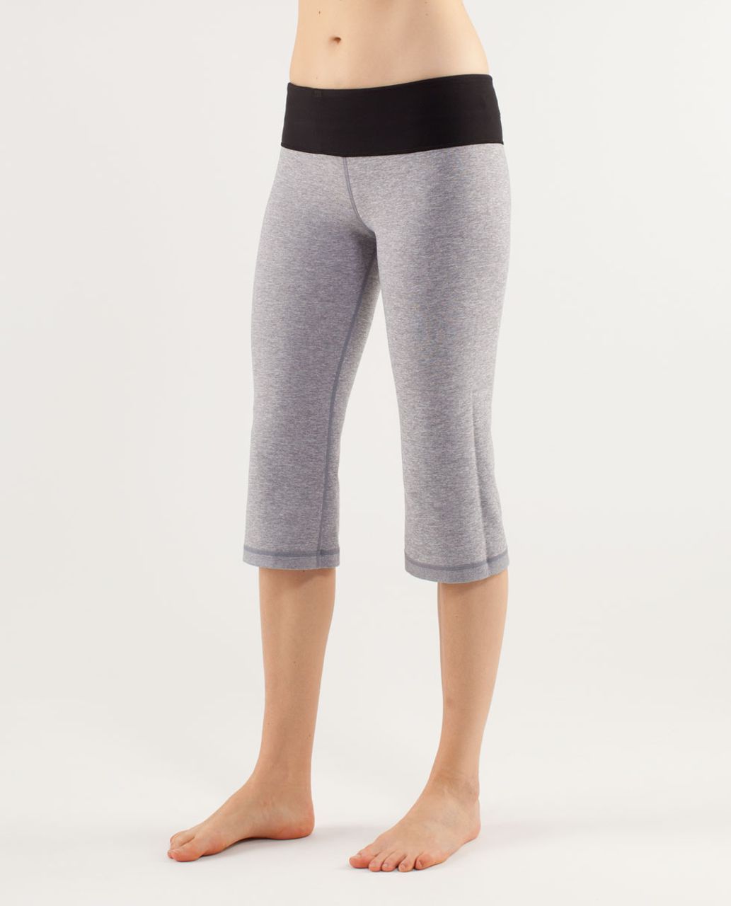 Lululemon Groove Crop - Heathered Fossil /  Heathered Menthol /  Menthol