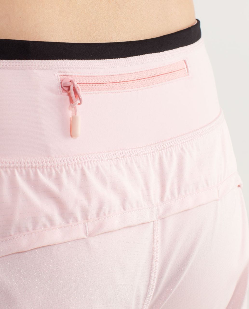 Lululemon Turbo Run Short - Blush Quartz /  Black