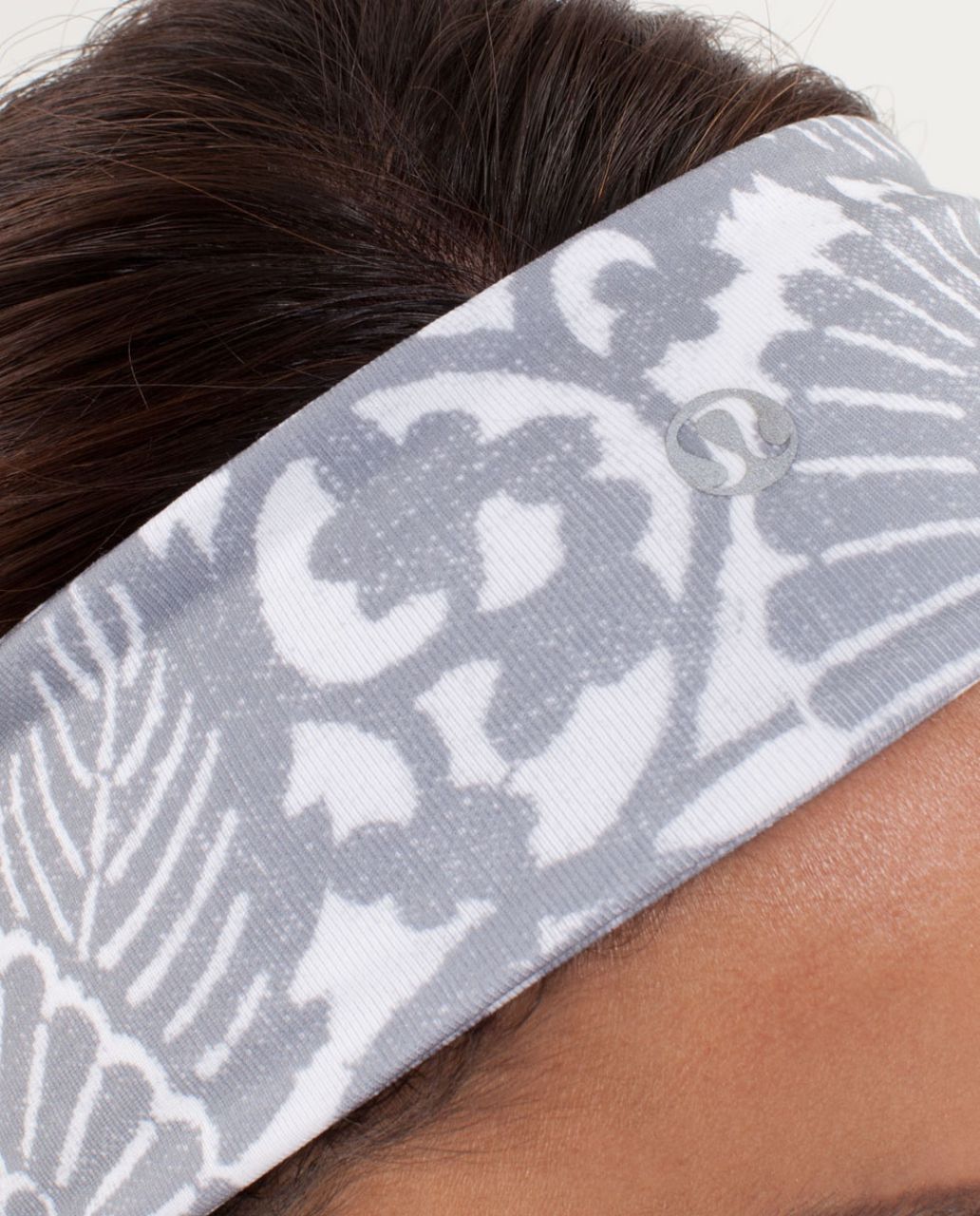 Lululemon Lucky Luon Headband - Beachy Floral White Fossil