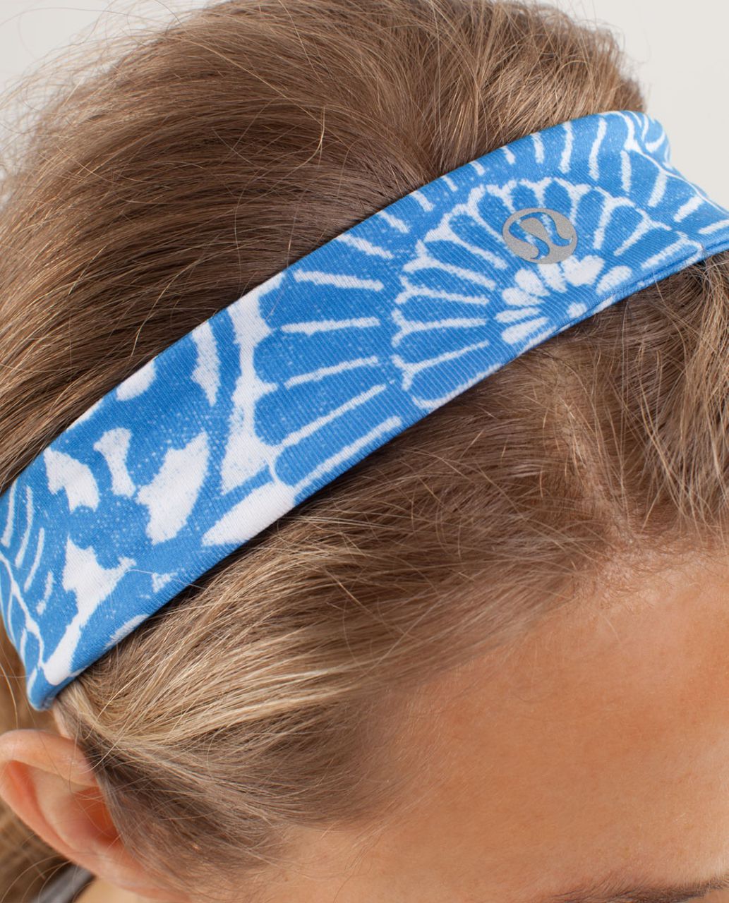 Lululemon Slipless Headband - Beachy Floral White Porcelaine