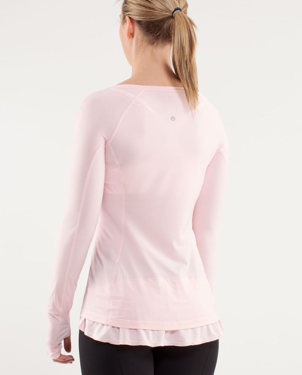 Lululemon Run:  In The Sun Long Sleeve - Blush Quartz