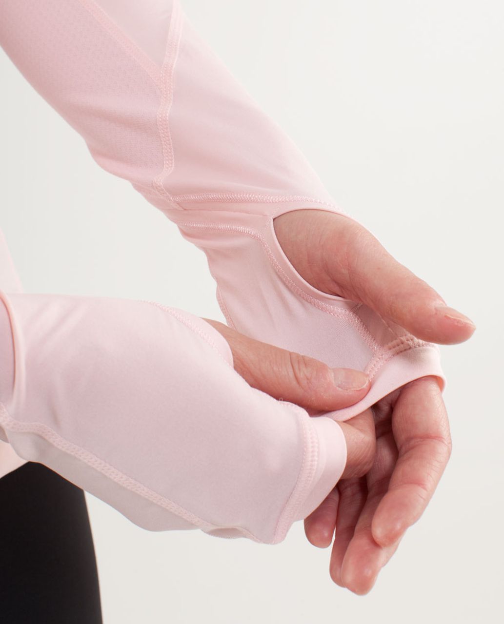 Lululemon Run:  In The Sun Long Sleeve - Blush Quartz