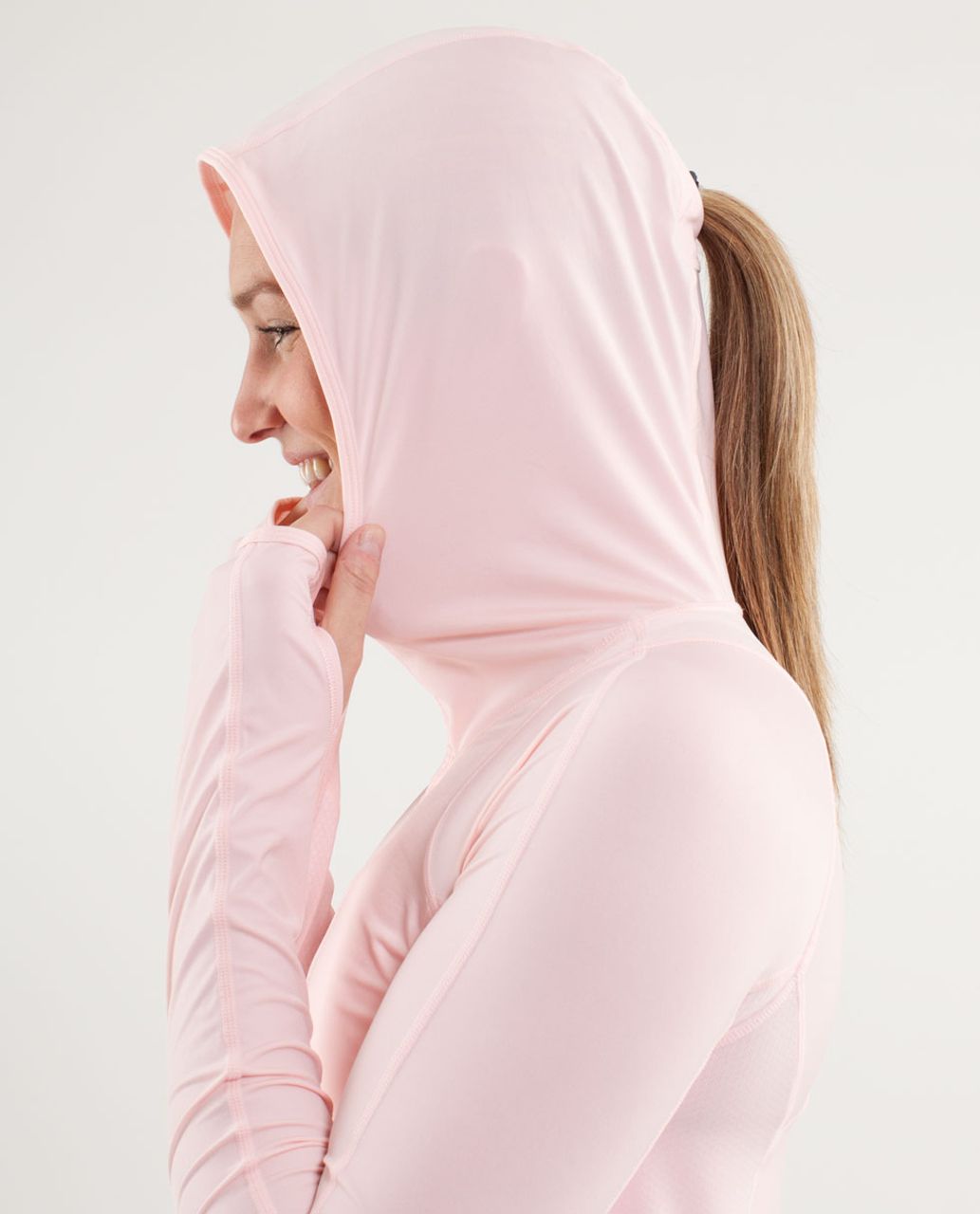 Lululemon Run:  In The Sun Pullover - Blush Quartz