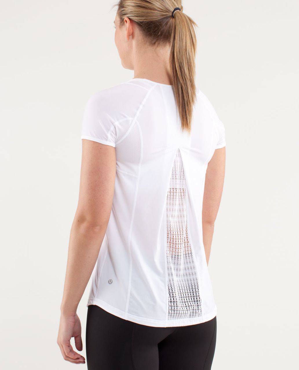 Lululemon Run:  In The Sun Short Sleeve - White