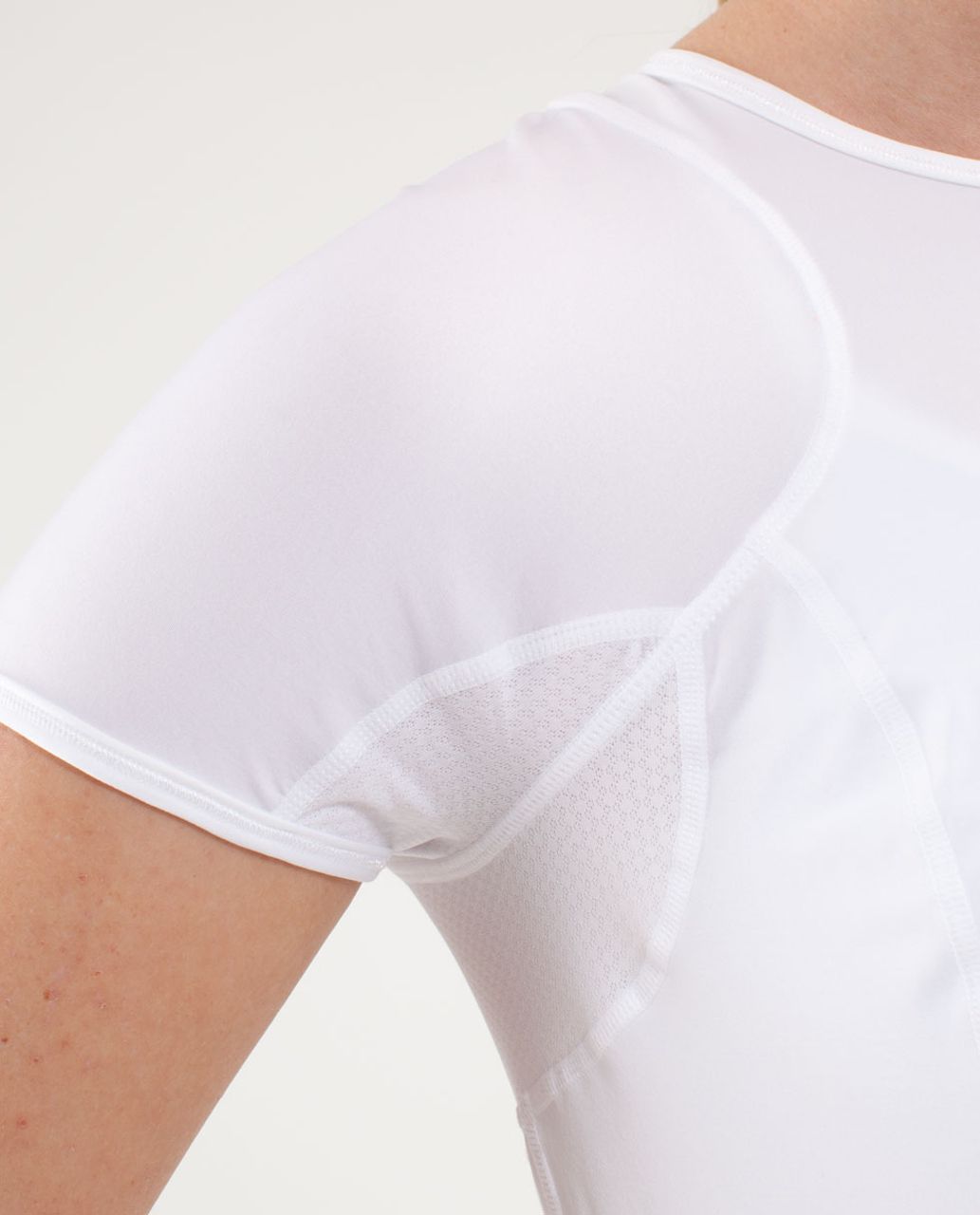 Lululemon Run:  In The Sun Short Sleeve - White