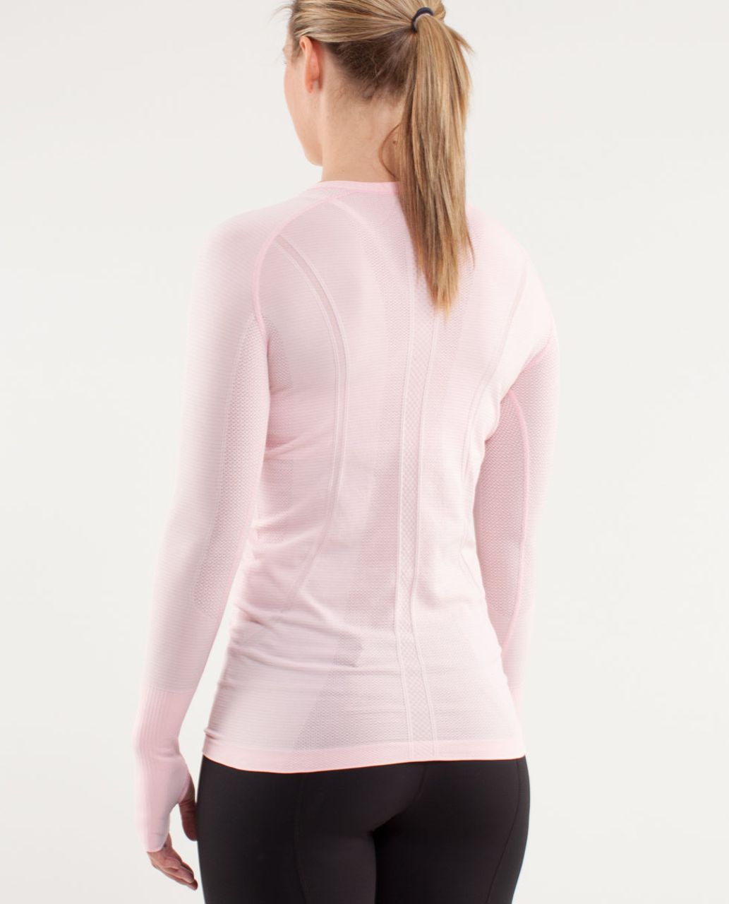 Lululemon Run:  Swiftly Tech Long Sleeve - Blush Quartz