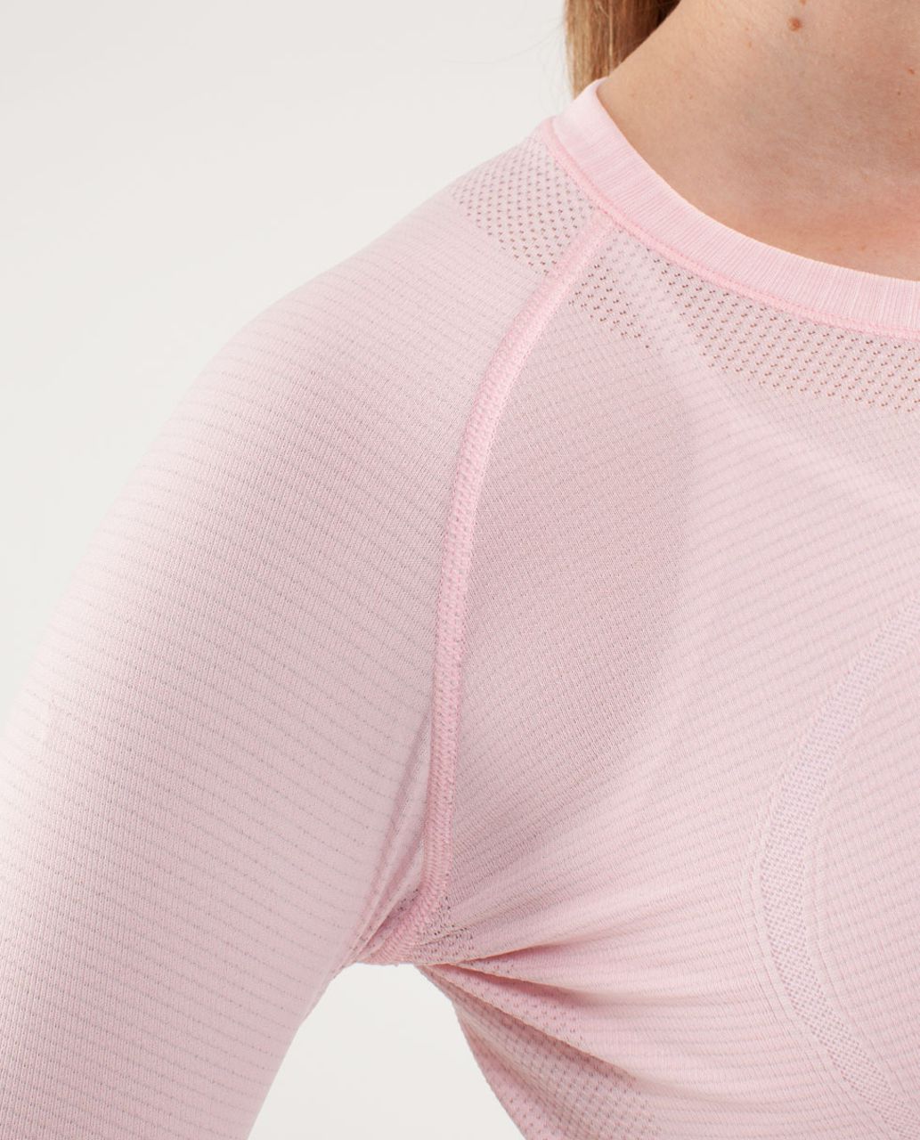 Lululemon Run:  Swiftly Tech Long Sleeve - Blush Quartz