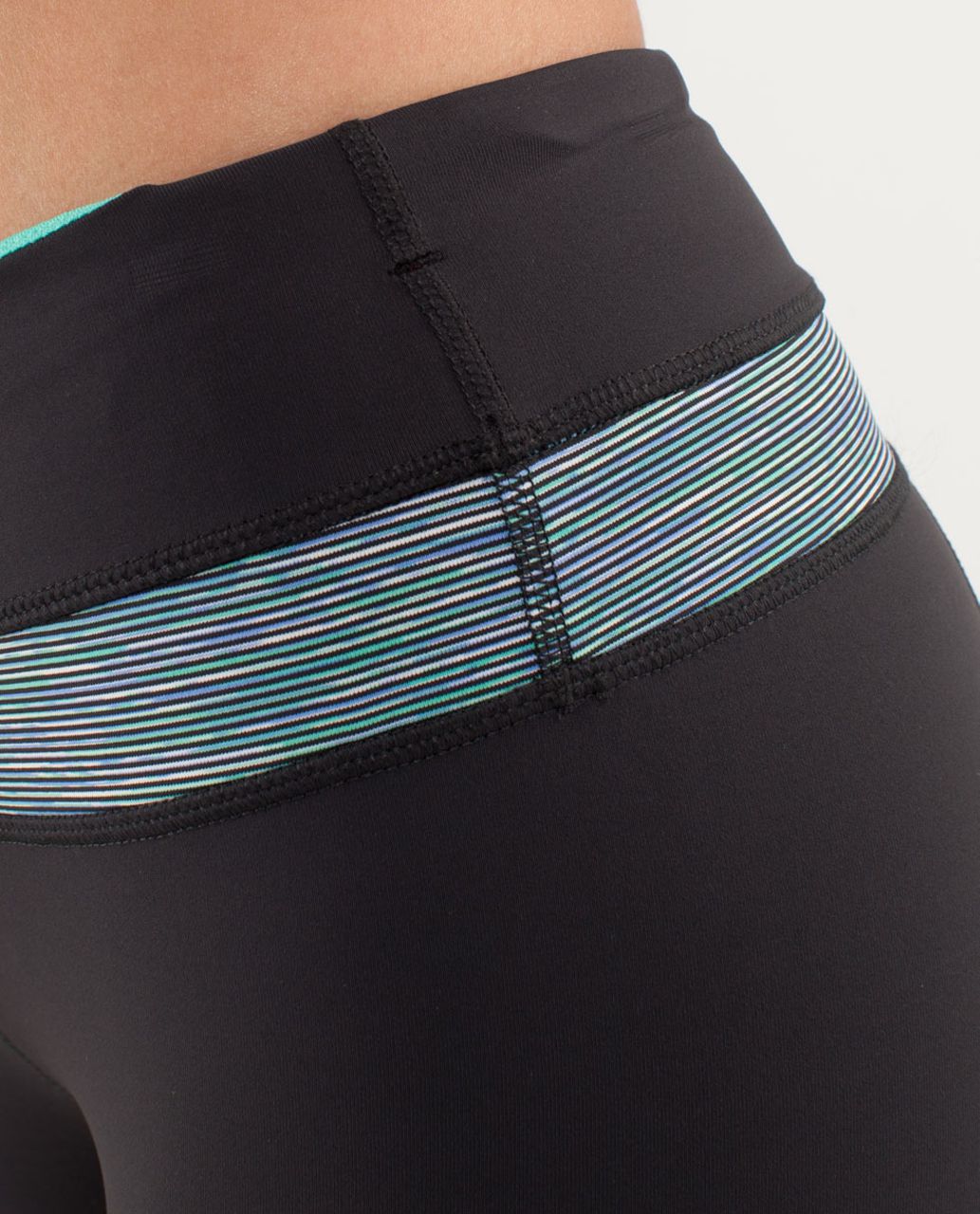 Lululemon Run:  Inspire Crop II - Deep Coal /  Wee Are From Space Deep Coal May Multi