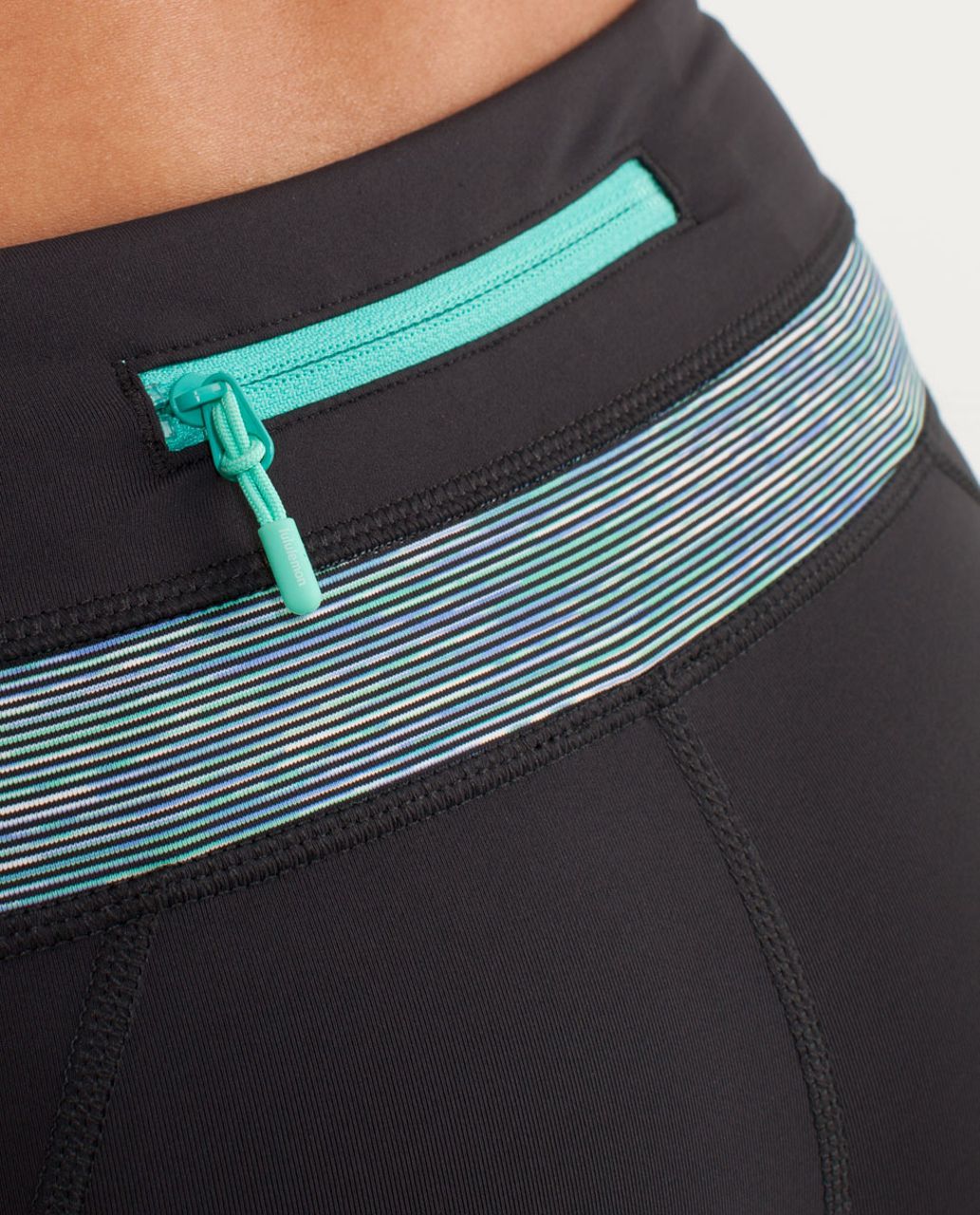 Lululemon Run:  Inspire Crop II - Deep Coal /  Wee Are From Space Deep Coal May Multi