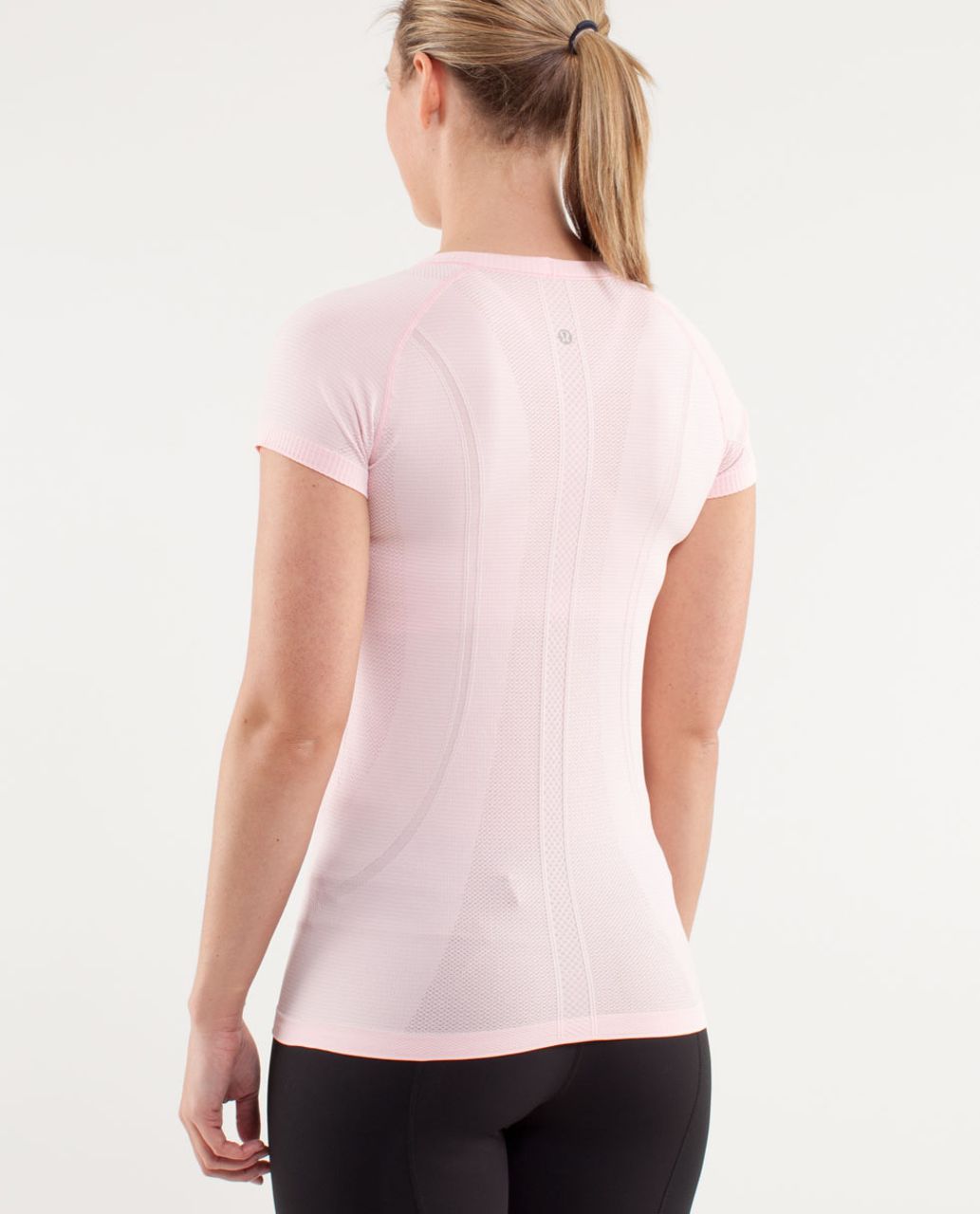 Lululemon Run:  Swiftly Tech Short Sleeve - Blush Quartz