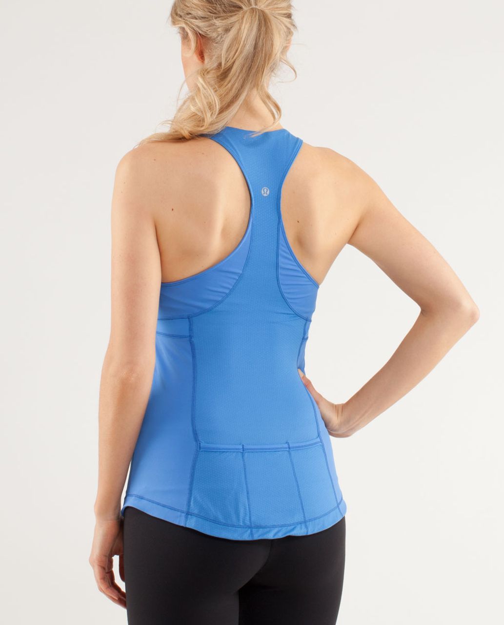 Lululemon Zippy Run Tank - Porcelaine /  Wee Stripe White Porcelaine