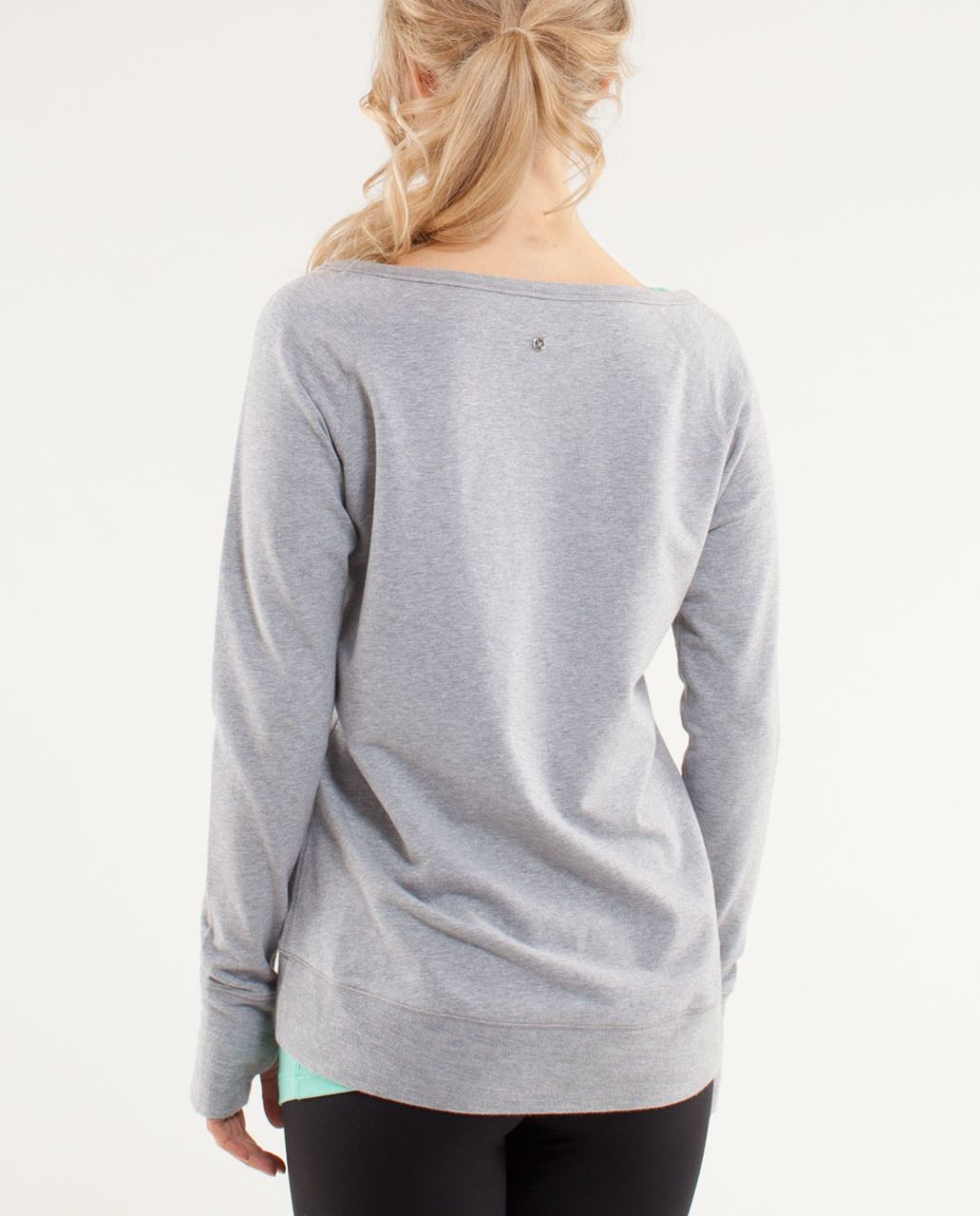 Lululemon Meditate Pullover - Heathered Fossil