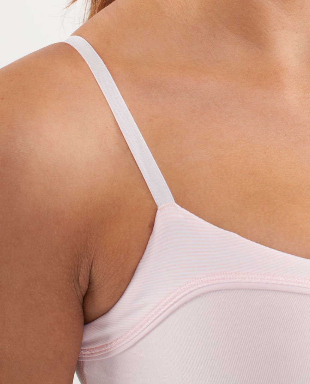 Lululemon Find Bliss Tank - Pink Mist /  Wee Stripe White Blush Quartz