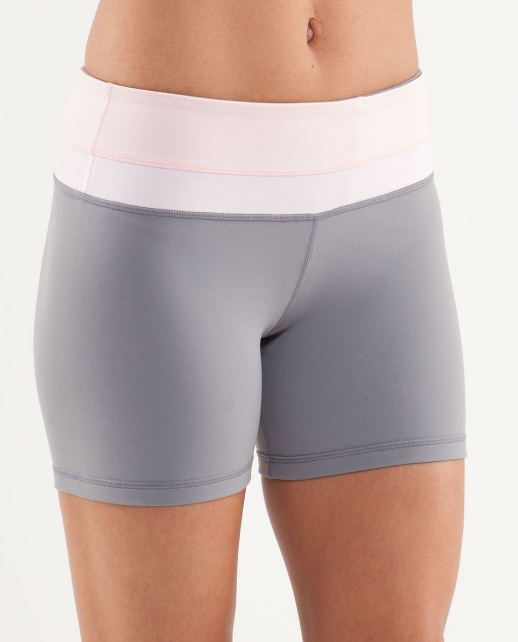 Lululemon Reverse Groove Short (Regular) - Fossil /  Blush Quartz /  Heathered Blush Quartz