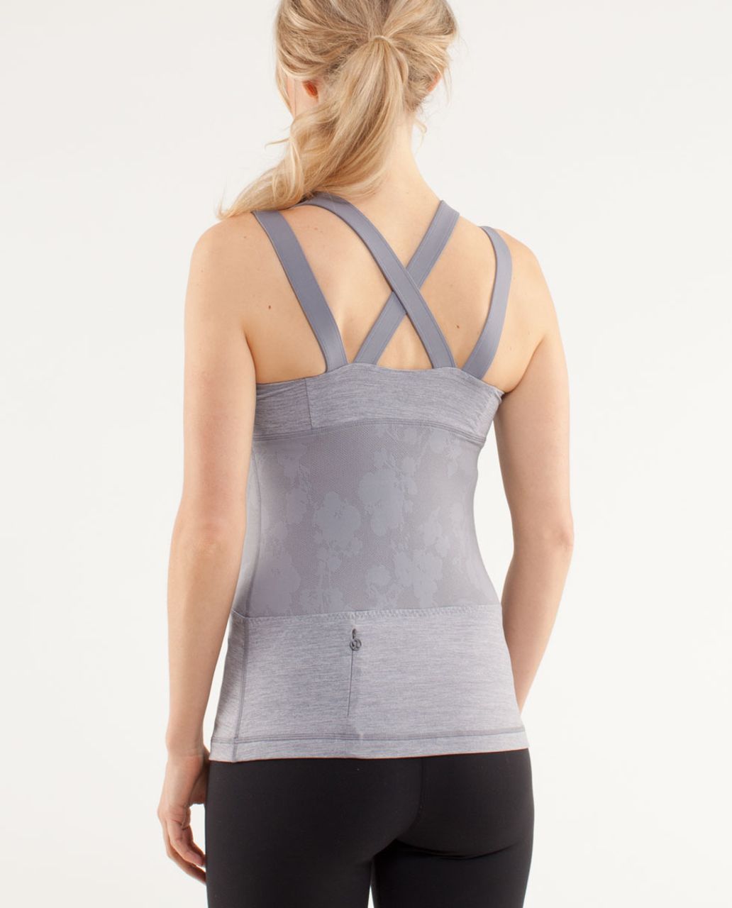 Lululemon Chaturanga Tank - Heathered Fossil /  Fossil