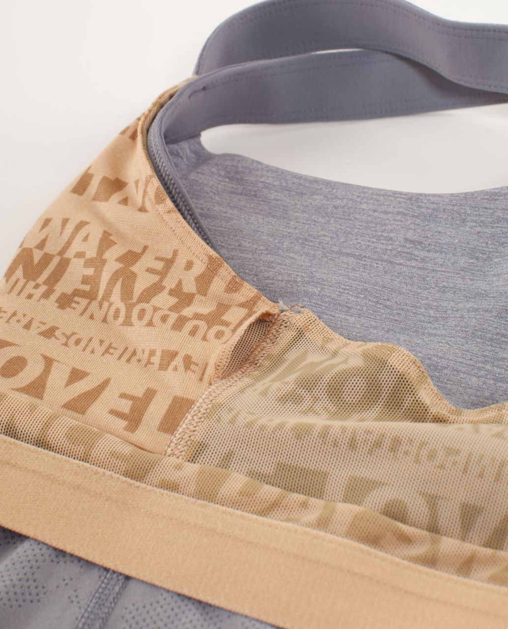 Lululemon Chaturanga Tank - Heathered Fossil /  Fossil