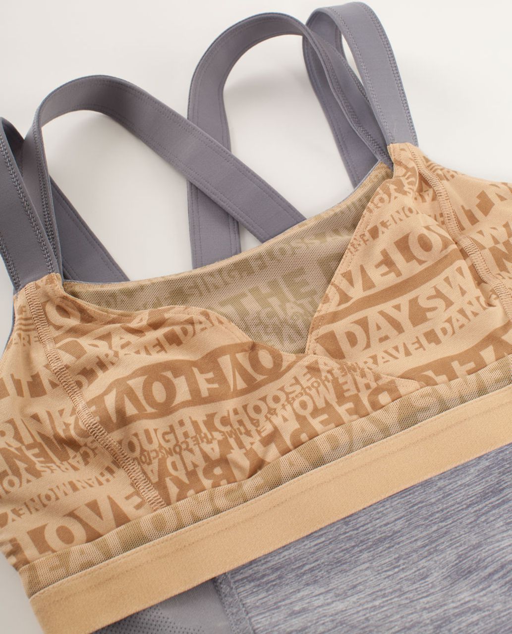 Lululemon Chaturanga Tank - Heathered Fossil /  Fossil