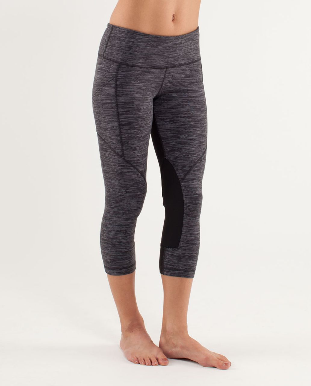 Lululemon Polocrosse Crop - Wee Are From Space Black Combo