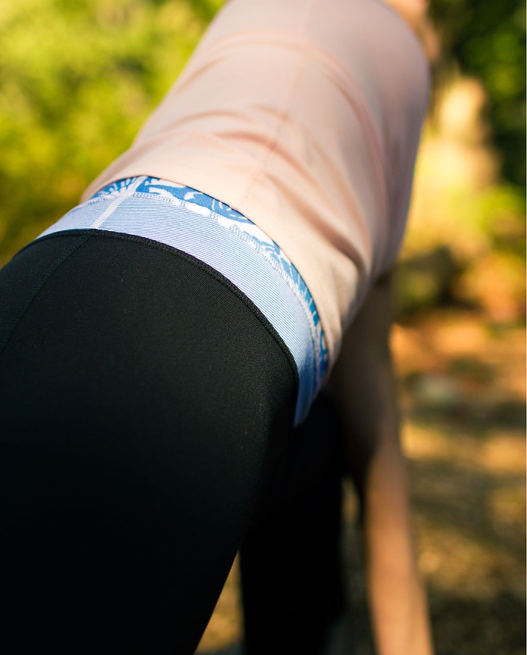 Lululemon Groove Pant (Regular) - Black /  Beachy Floral White Porcelaine /  Wee Stripe White Porcelaine