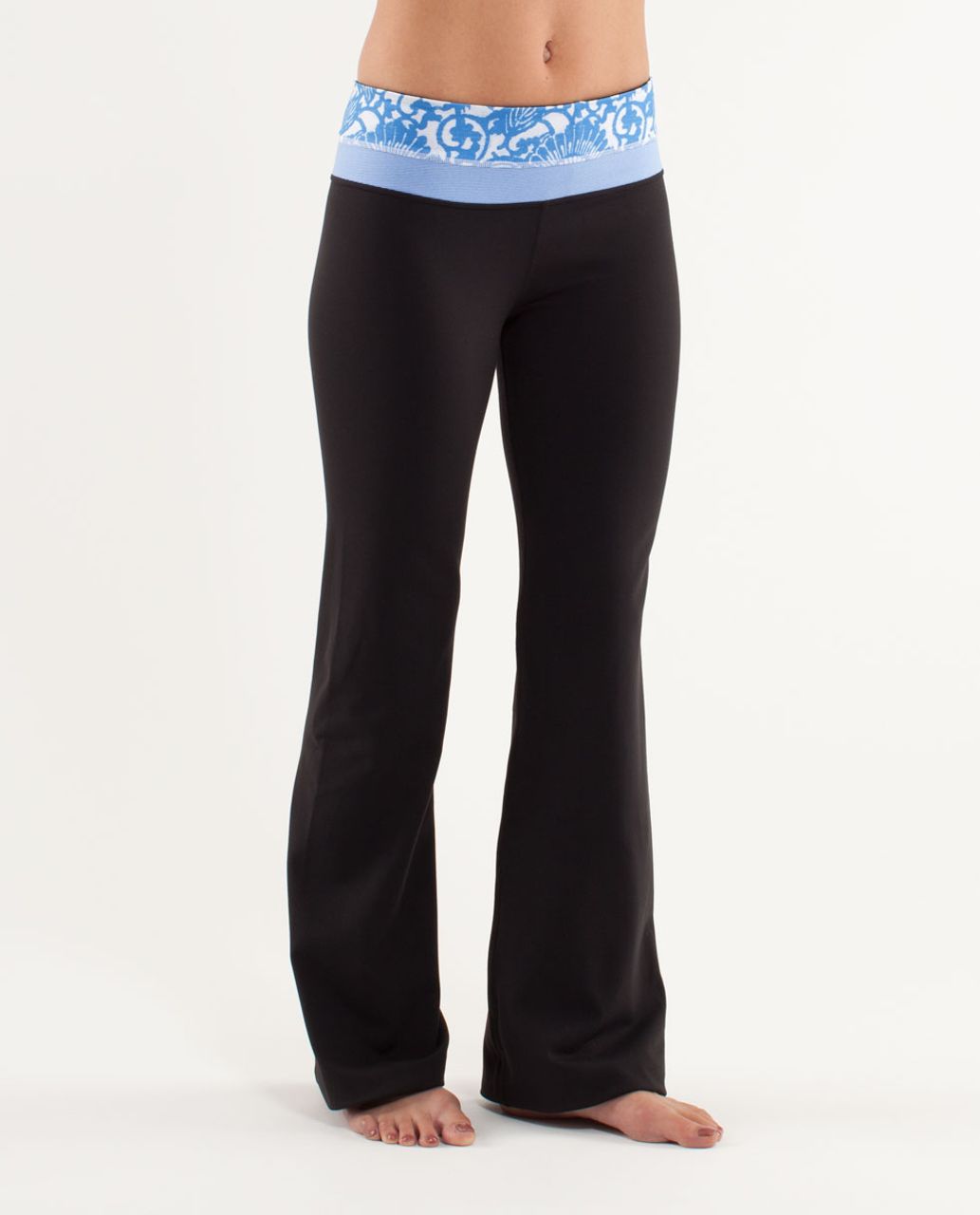 Lululemon Groove Pant (Tall) - Black / Fall Quilt 13 / Angel Blue - lulu  fanatics