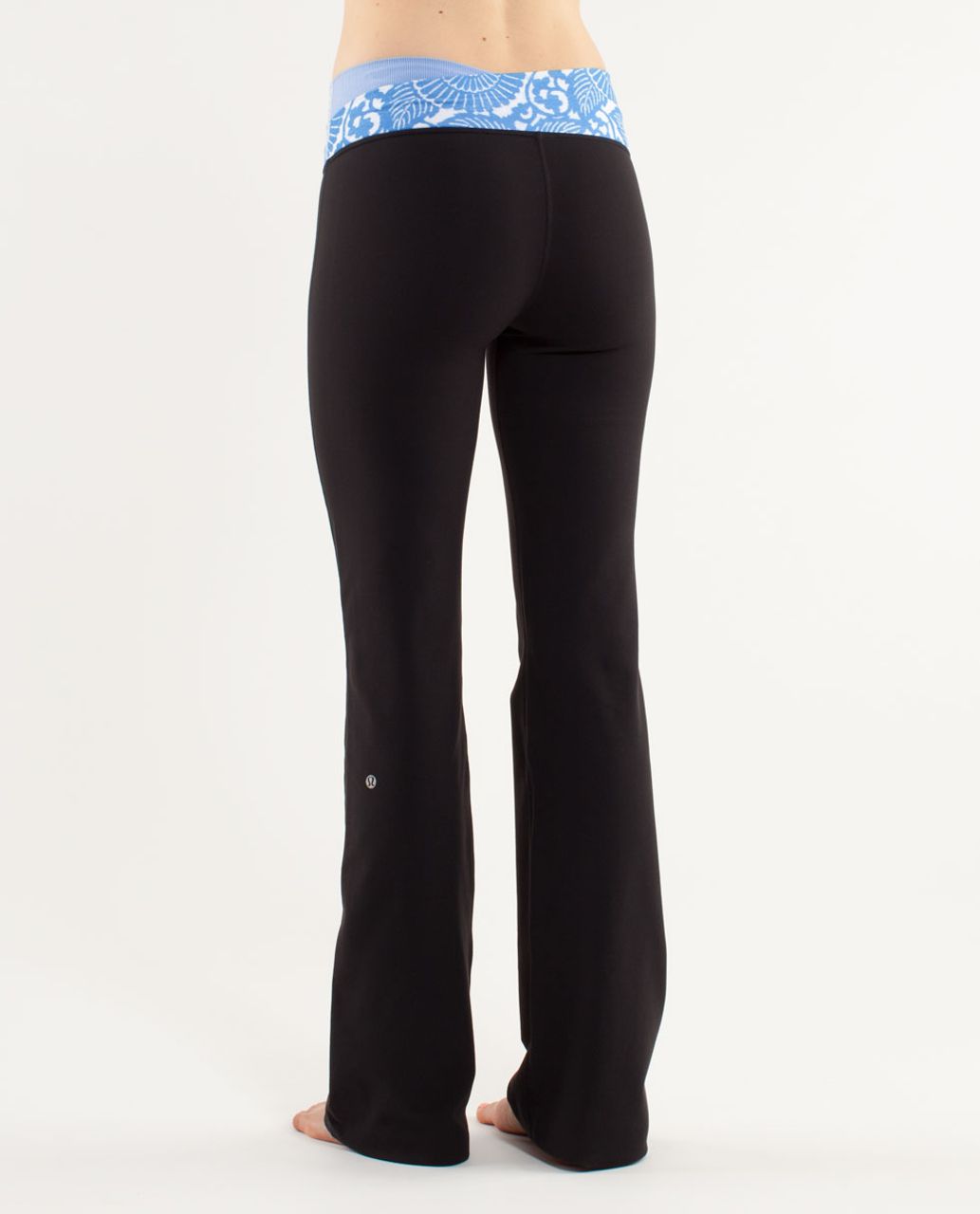 Lululemon Astro Pant (Tall) - Black / Wee Stripe White Porcelaine