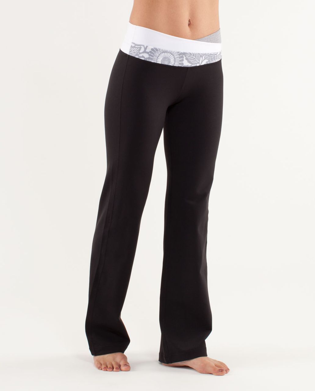 Lululemon Astro Pant (Regular) - Black /  Heathered Fossil /  White