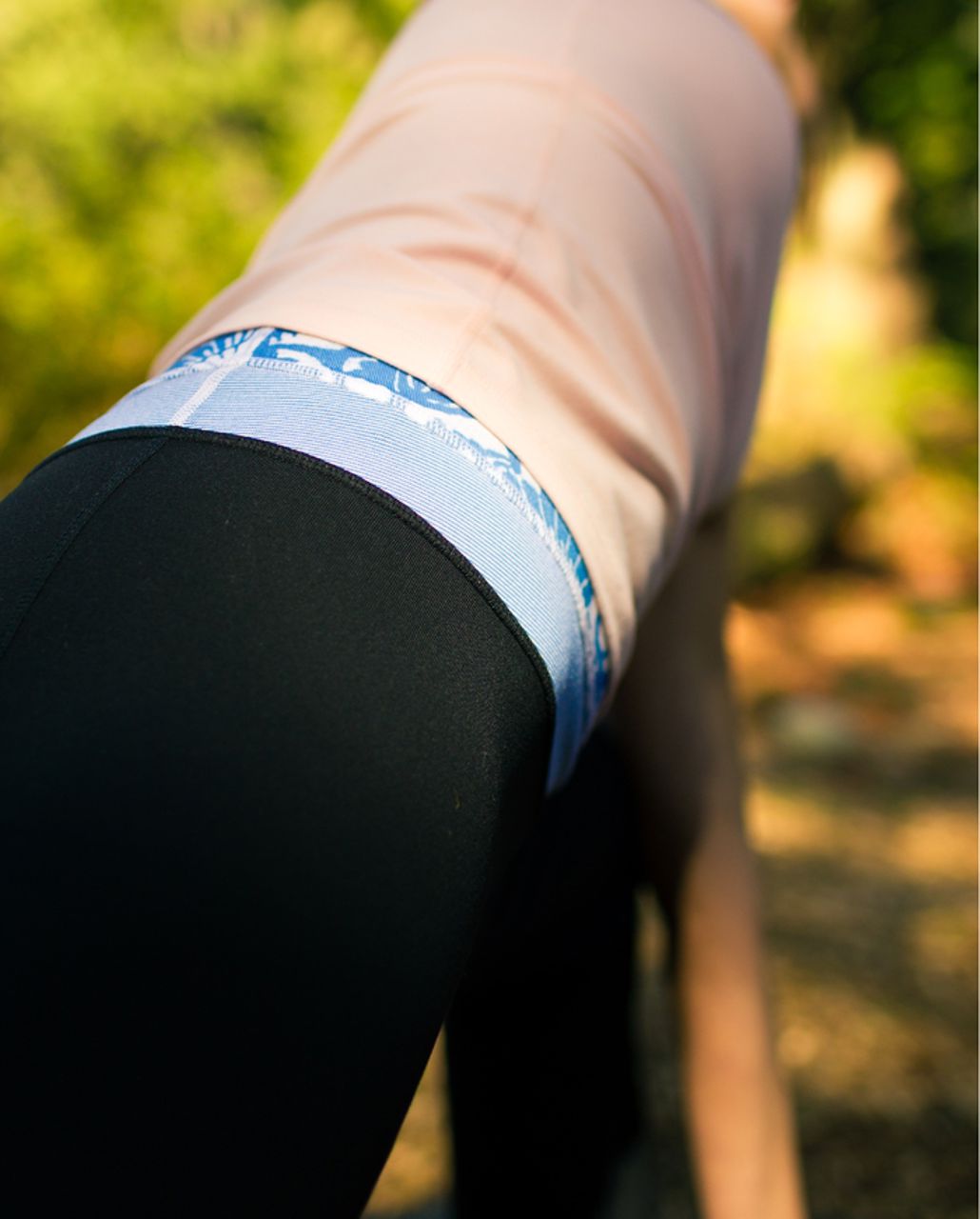 Lululemon Groove Pant (Tall) - Black /  Beachy Floral White Porcelaine /  Wee Stripe White Porcelaine