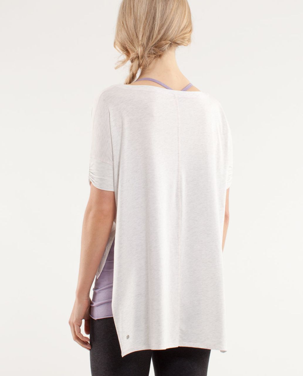 Lululemon My Mantra Short Sleeve - Heathered White