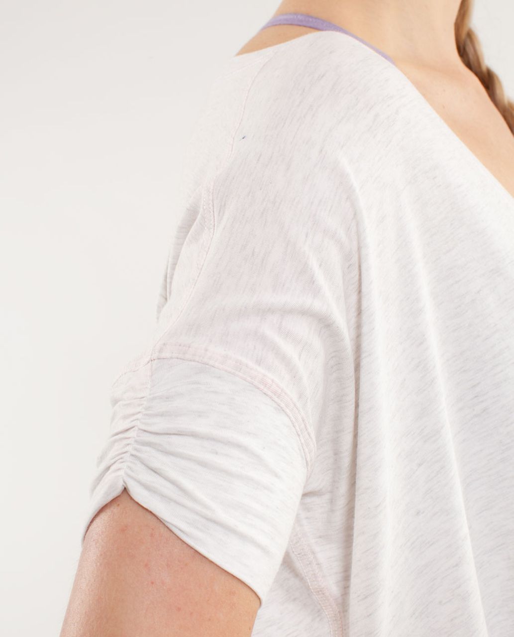 Lululemon My Mantra Short Sleeve - Heathered White