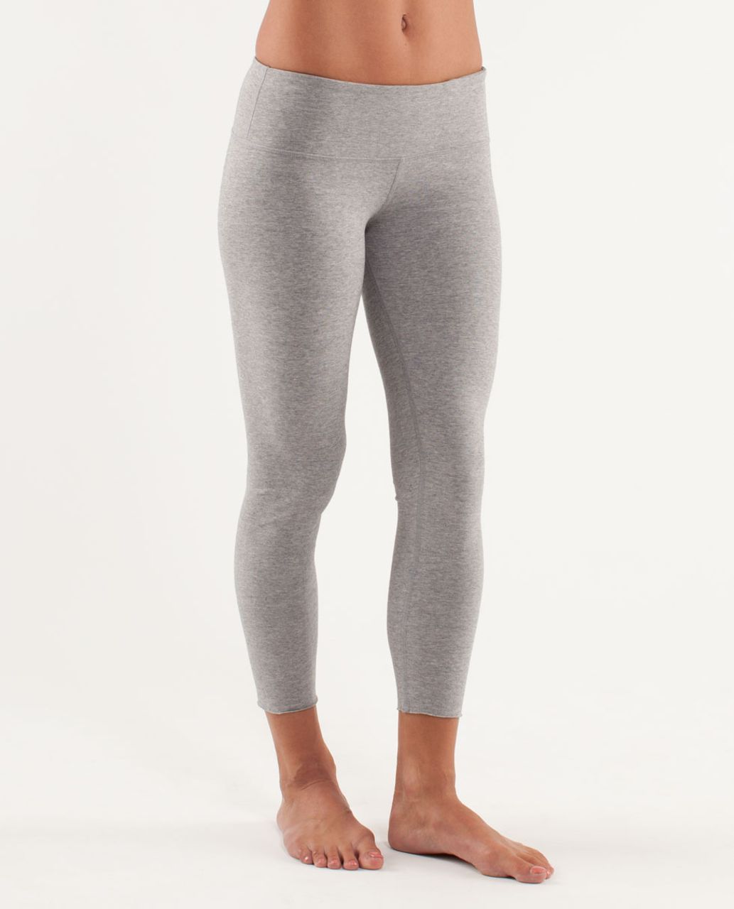 Lululemon Diversity Wunder Under Crop - Heathered Fossil