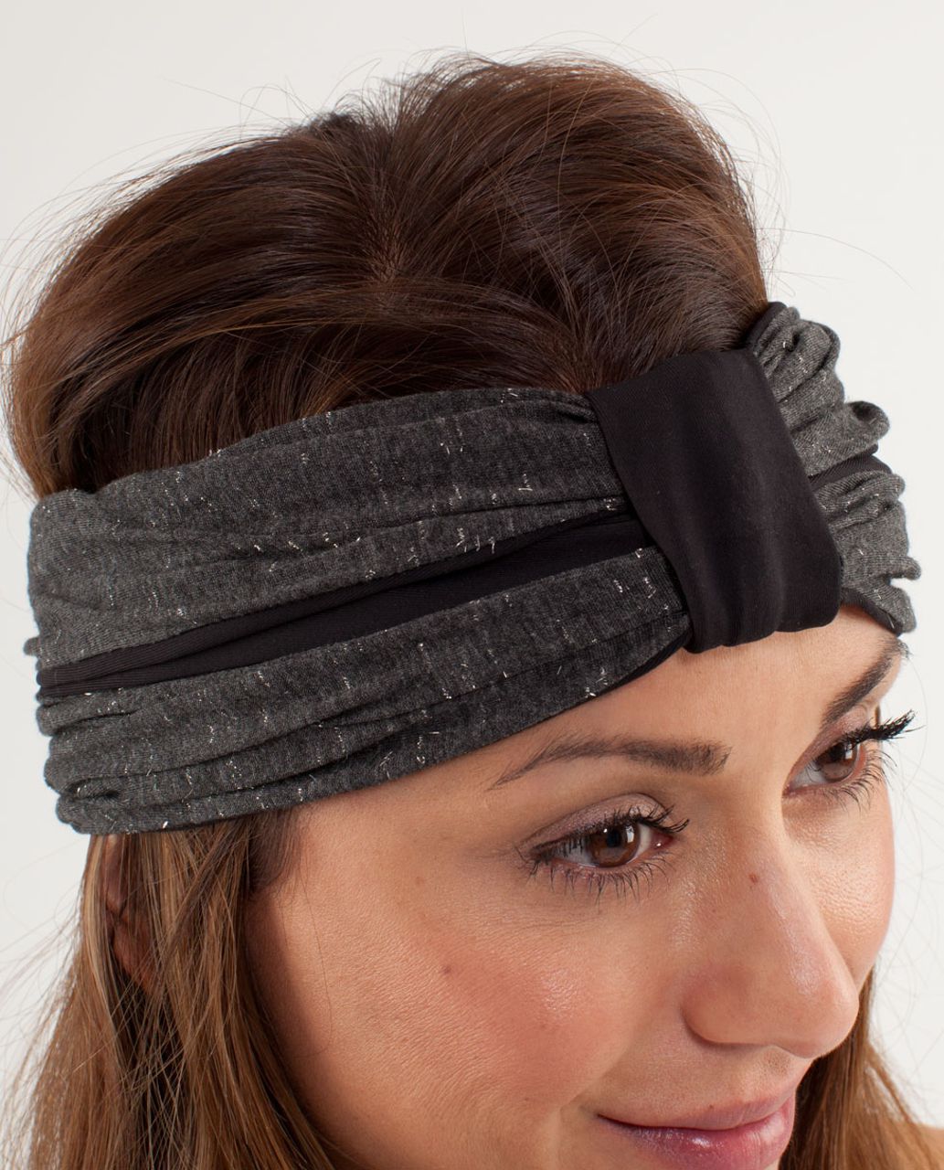 Lululemon Deep Thoughts Turban - Heathered Black