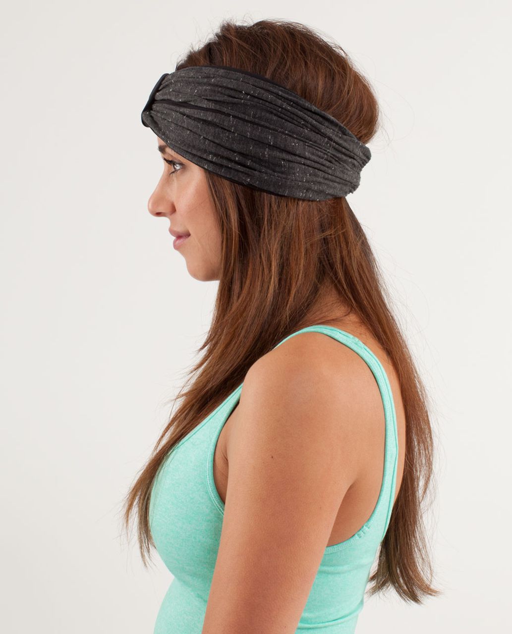 Lululemon Deep Thoughts Turban - Heathered Black