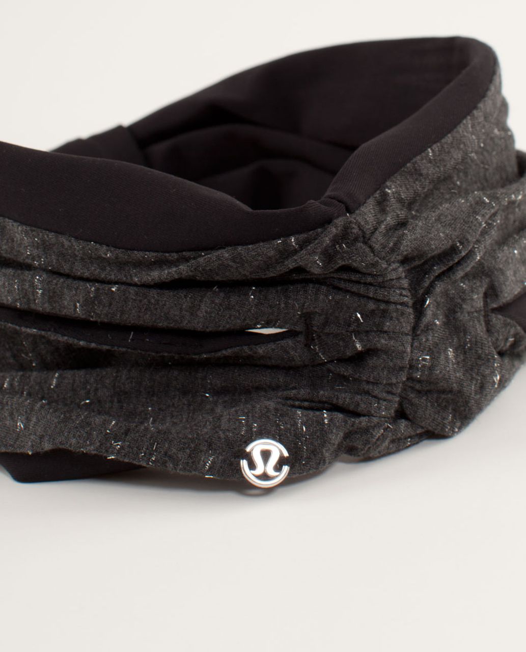 Lululemon Deep Thoughts Turban - Heathered Black