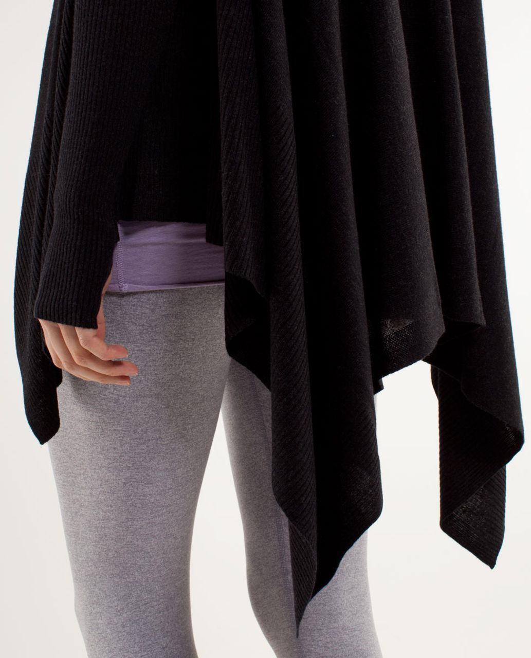 Lululemon Enlightened Pullover - Heathered Black