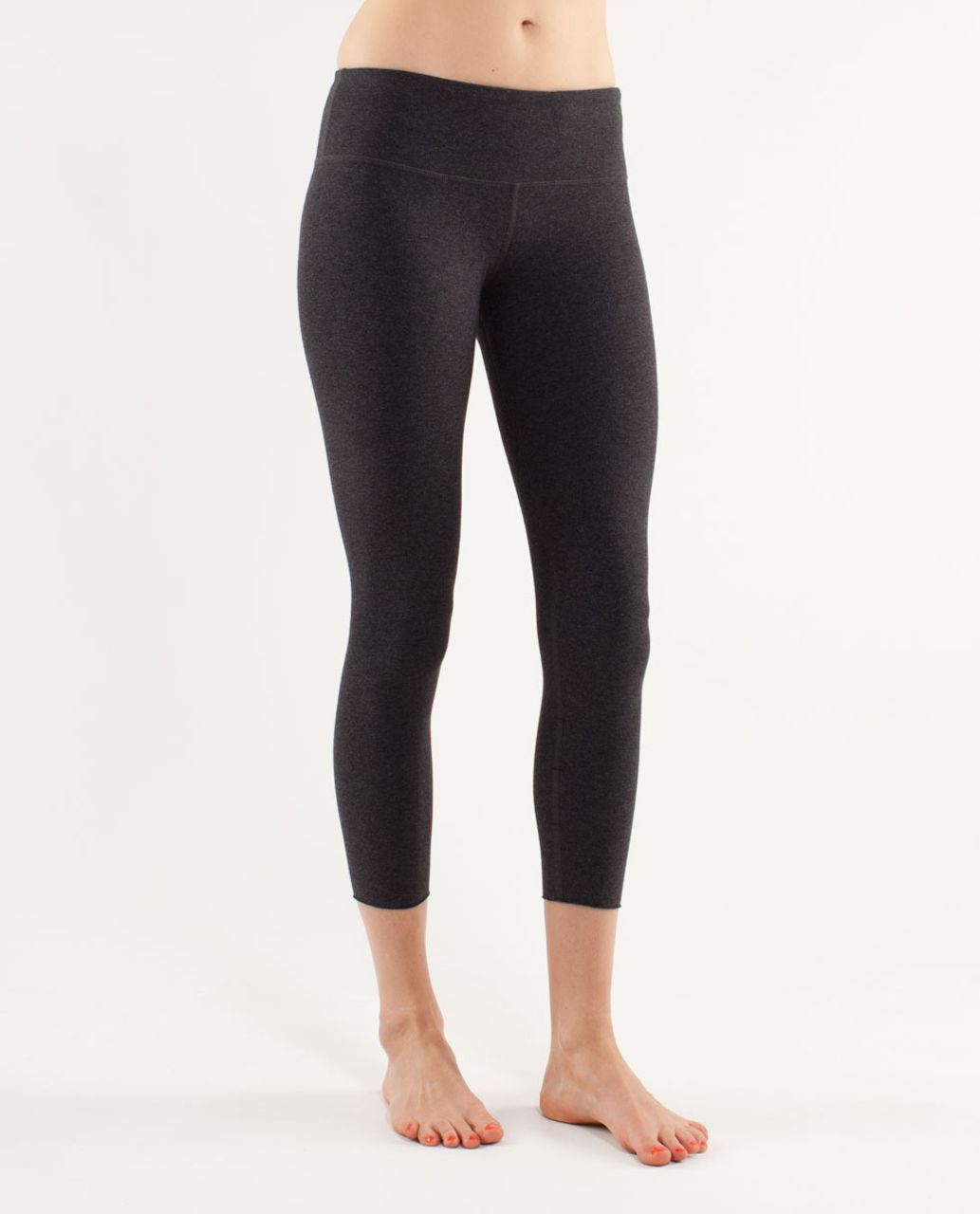 Lululemon Diversity Wunder Under Crop - Heathered Charcoal - lulu fanatics