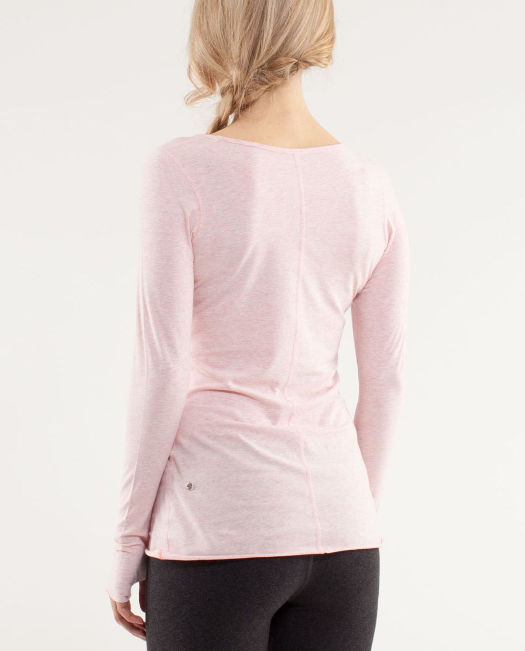 Lululemon My Mantra Long Sleeve - Heathered Blush Quartz