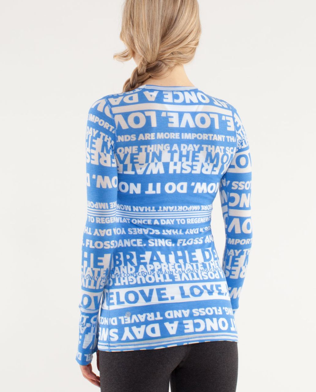 Lululemon Discover Manifesto Long Sleeve Tee - Porcelaine