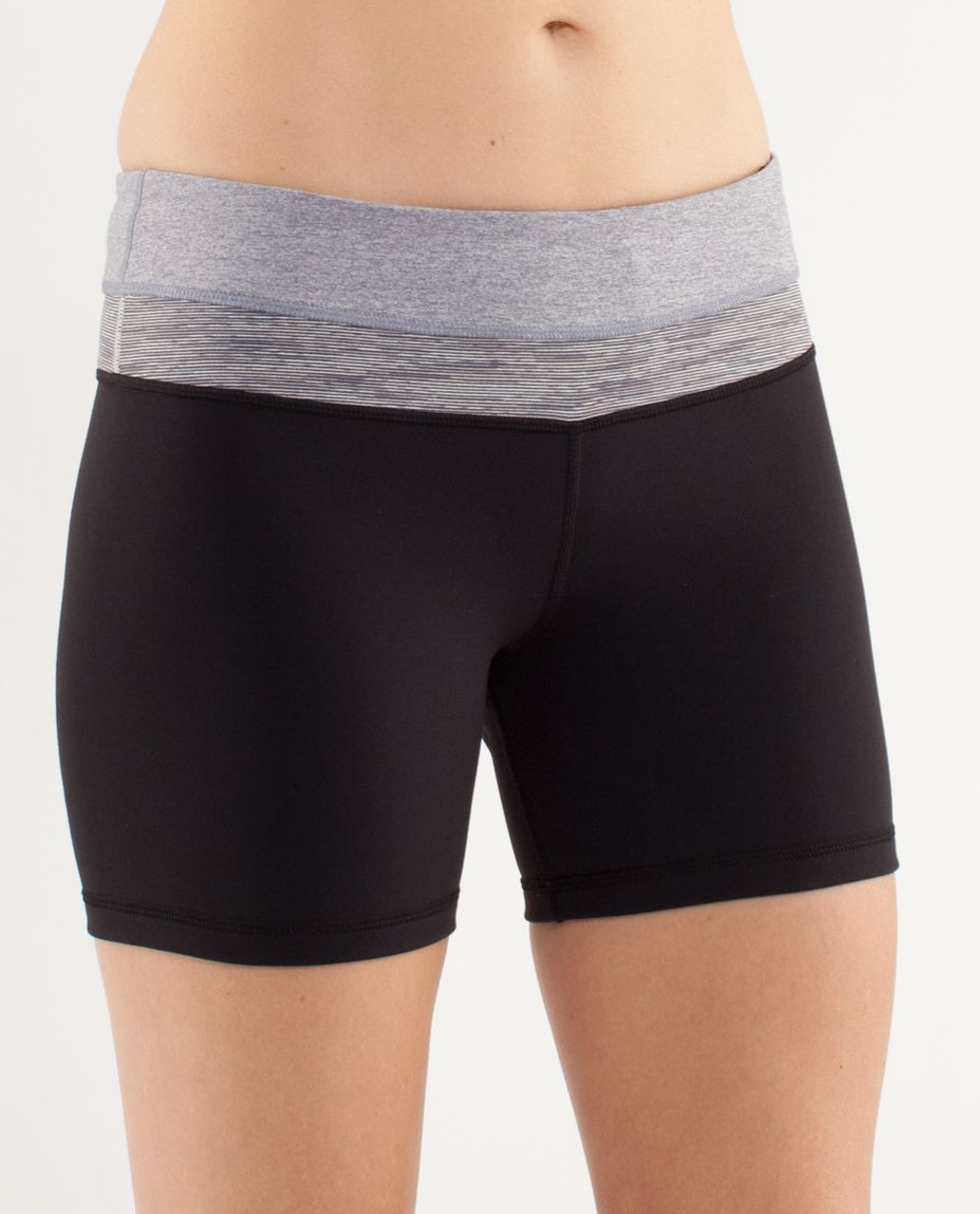 Lululemon Reverse Groove Short (Regular) - Black /  Heathered Fossil /  Wee Are From Space Coal Fossil